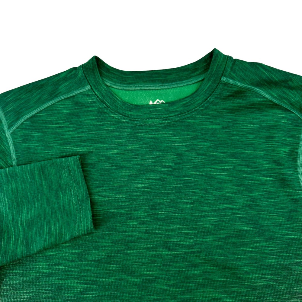 REI Co-op Mens Small Green Heathered Long Sleeve Base Layer Athletic Shirt‎